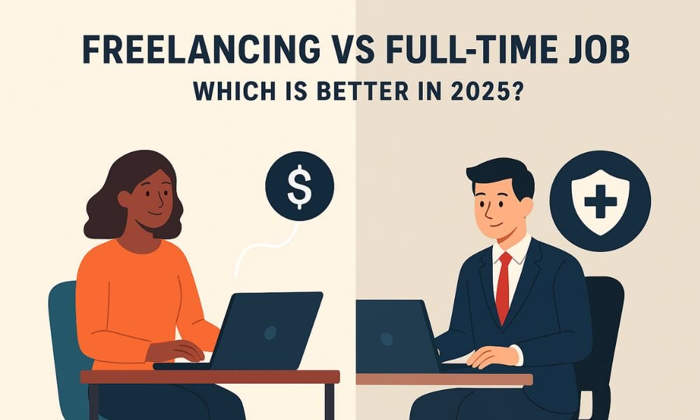 Freelancing vs Full-Time Job: Which Is Better in 2025?